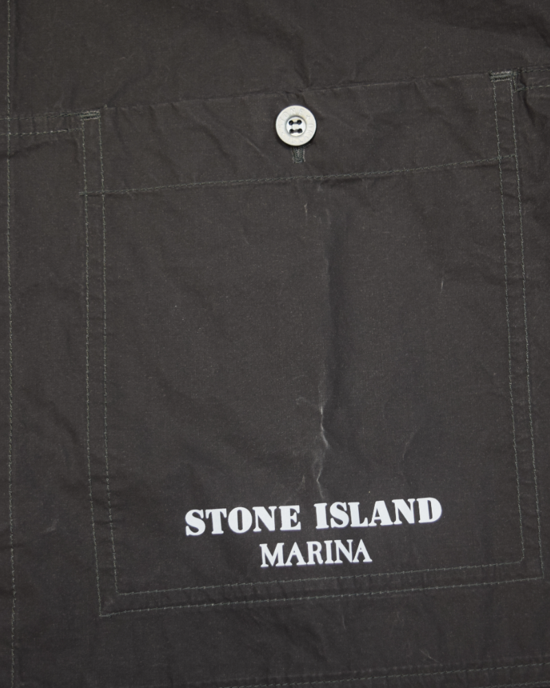 Stone Island Marina Long Sleeve Shirt Grey detail view
