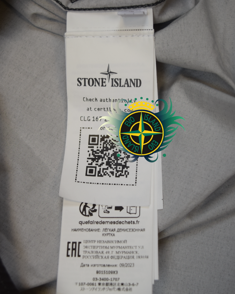 Stone Island Marina Long Sleeve Shirt Grey detail view