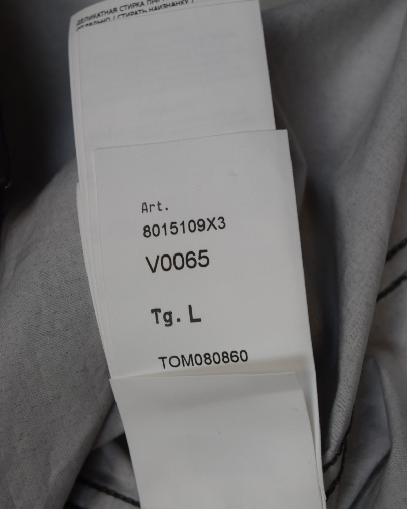 Stone Island Marina Long Sleeve Shirt Grey detail view