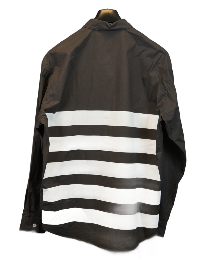Stone Island Marina Long Sleeve Shirt Grey back view