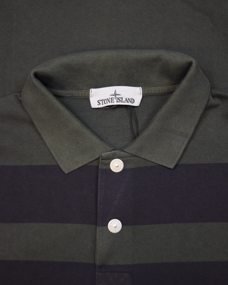 Stone Island Marina Polo Shirt Grey detail view