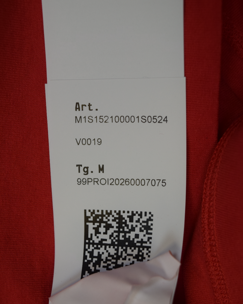 Stone Island Back Print T-Shirt Red detail view