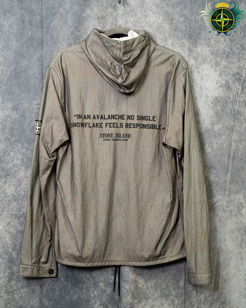 Stone Island Tyvek Snowflake Jacket Grey - L