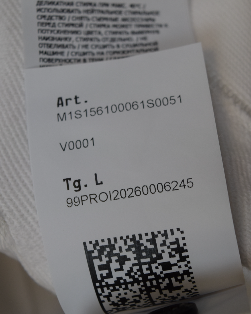 Stone Island Zip Up Hoodie White detail view