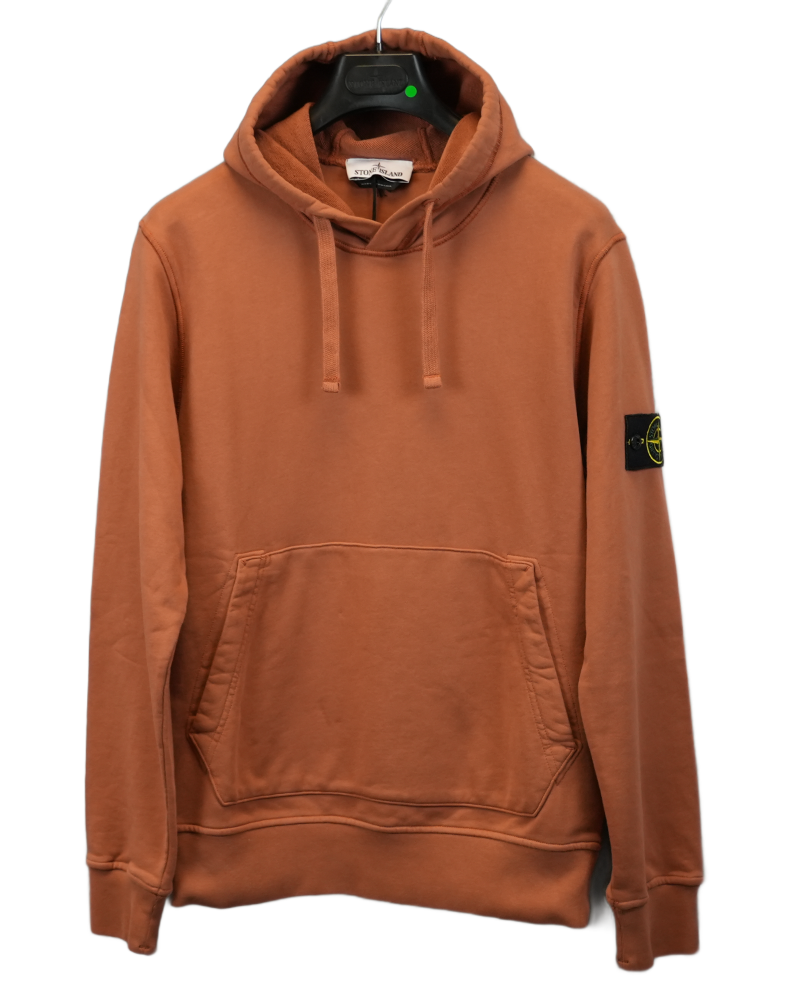 Stone Island Hoodie Orange front view