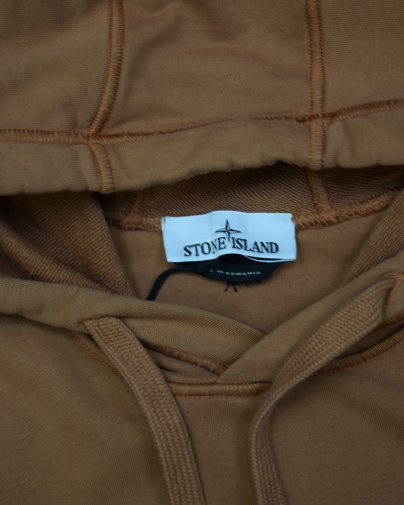 Stone Island Hoodie Orange detail view