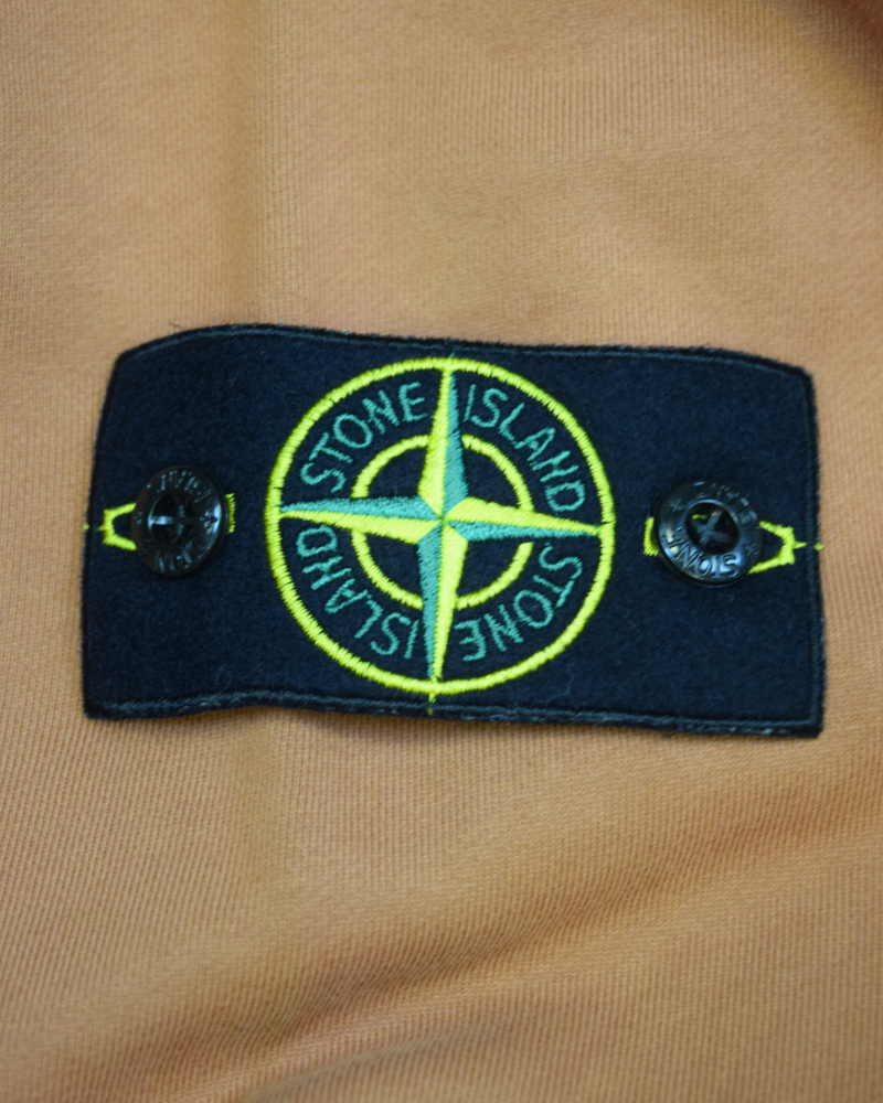 Stone Island Hoodie Orange detail view