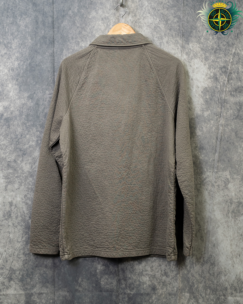 Vollebak Organic Cotton Algae Dyed Snapfront Jacket Grey