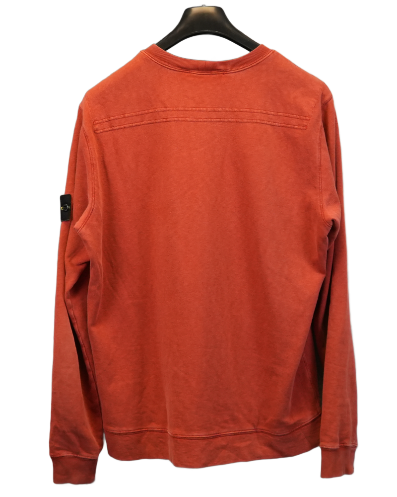 stone island Crewneck Sweatshirt red back view