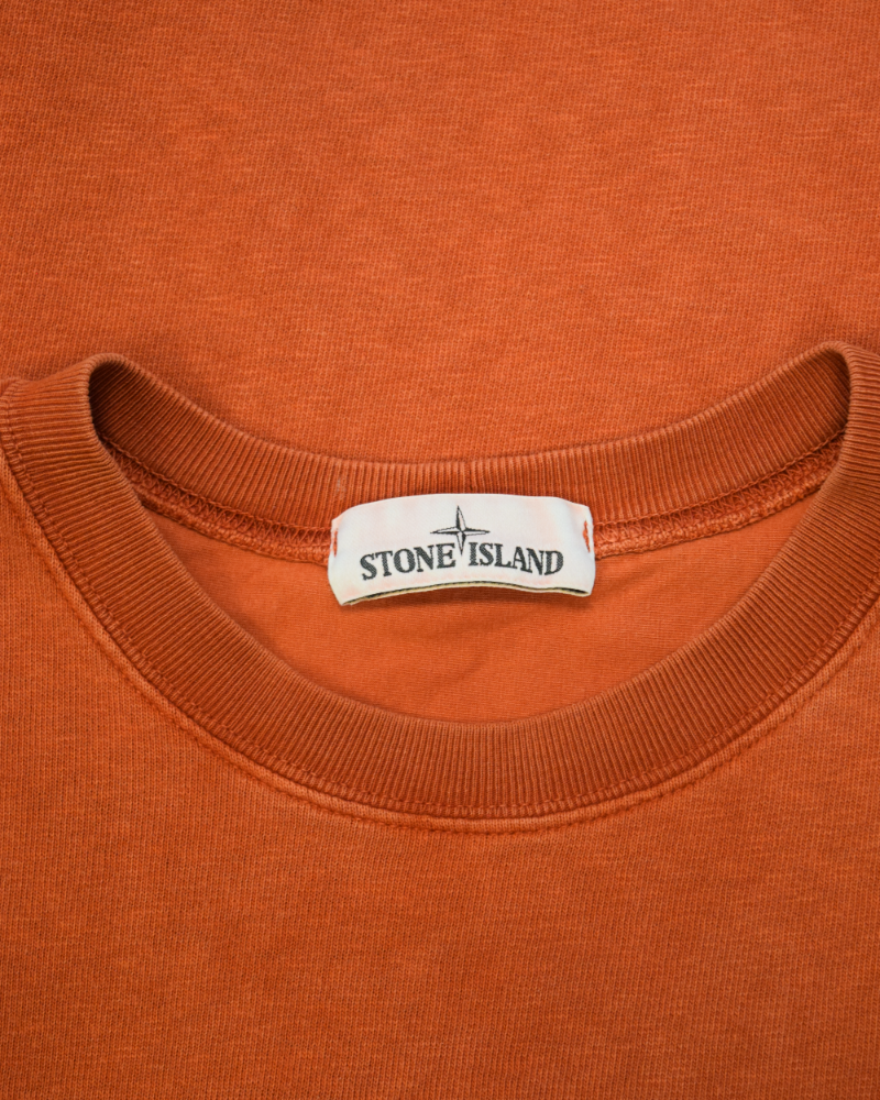 stone island Crewneck Sweatshirt red detail view