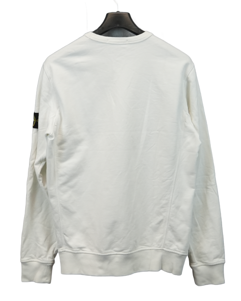 stone island Crewneck Sweatshirt white back view