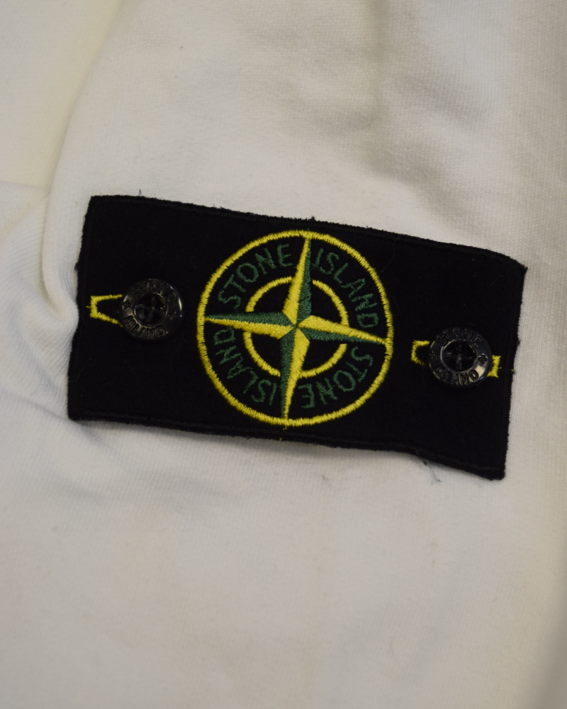 stone island Crewneck Sweatshirt white detail view