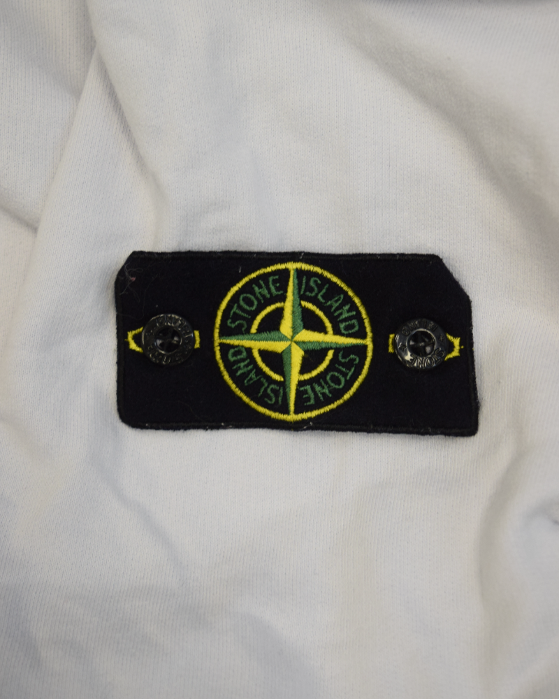 stone island Crewneck Sweatshirt light grey detail view