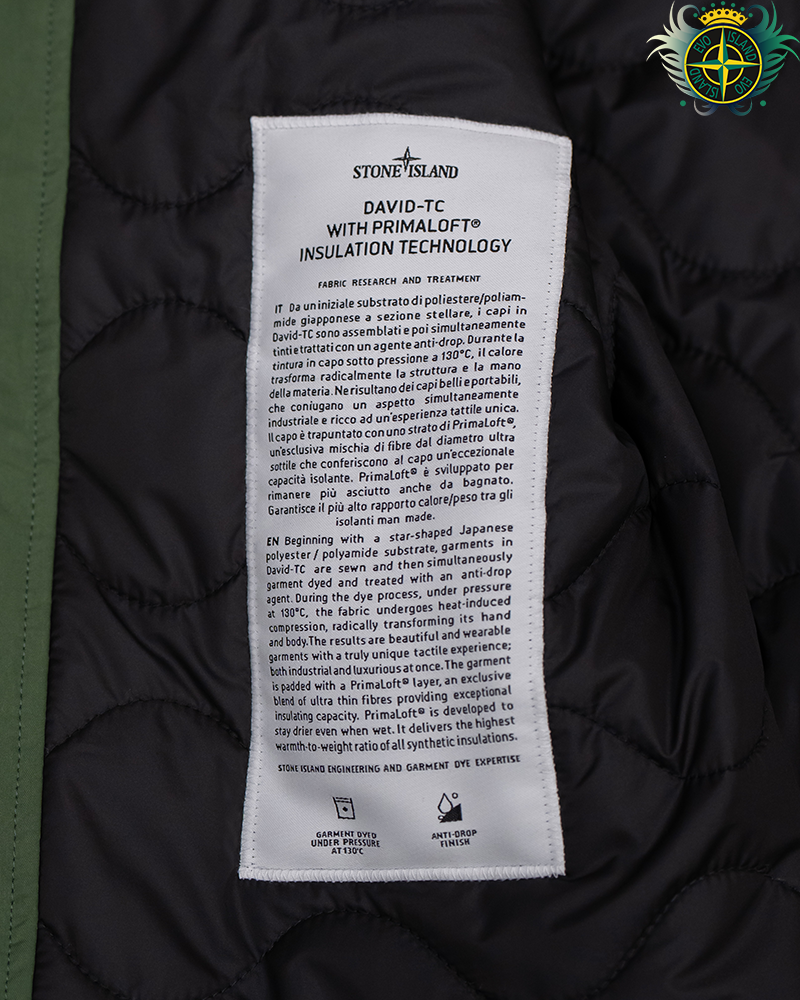 Stone Island David TC Primaloft Coat Green - L