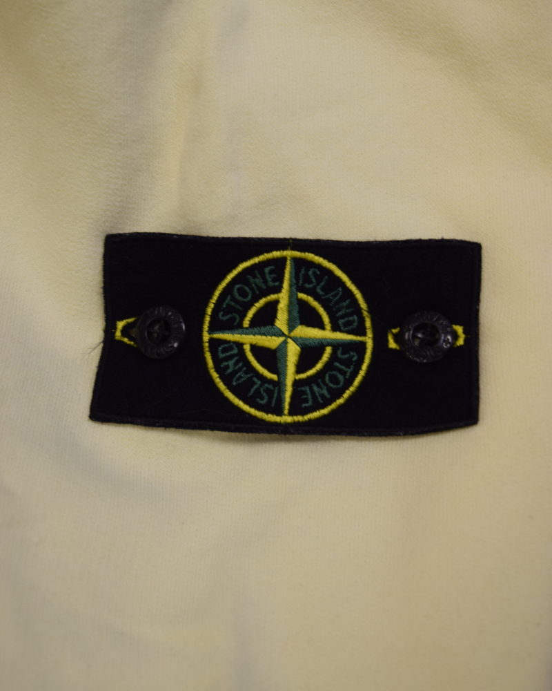 stone island Crewneck Sweatshirt light yellow detail view