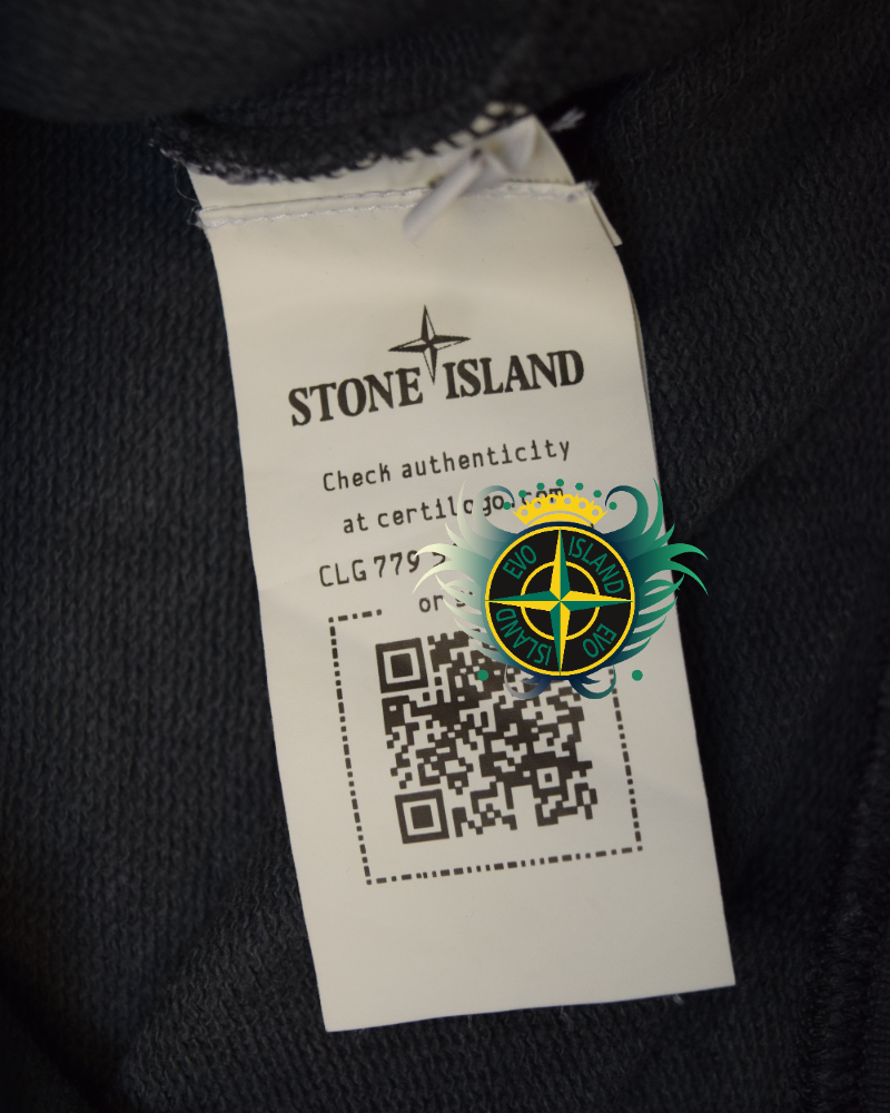 stone island Crewneck Sweatshirt grey detail view