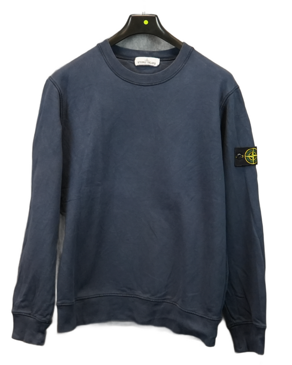 Stone Island Crewneck Sweatshirt Blue front view