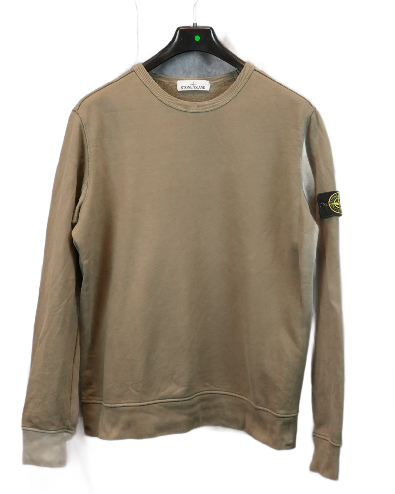 Stone Island Crewneck Sweatshirt Khaki front view