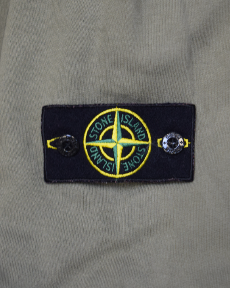Stone Island Crewneck Sweatshirt Khaki detail view