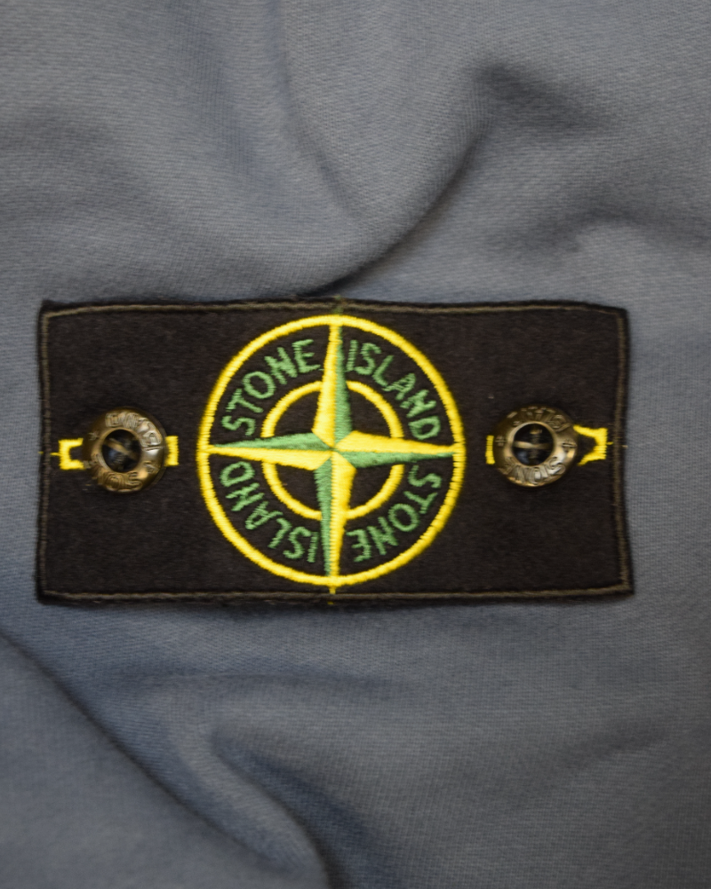 Stone Island Crewneck Sweatshirt blue detail view