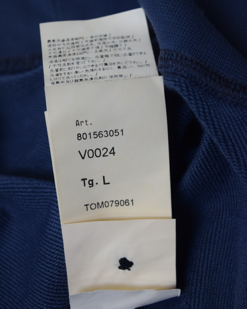 Stone Island Crewneck Sweatshirt blue detail view