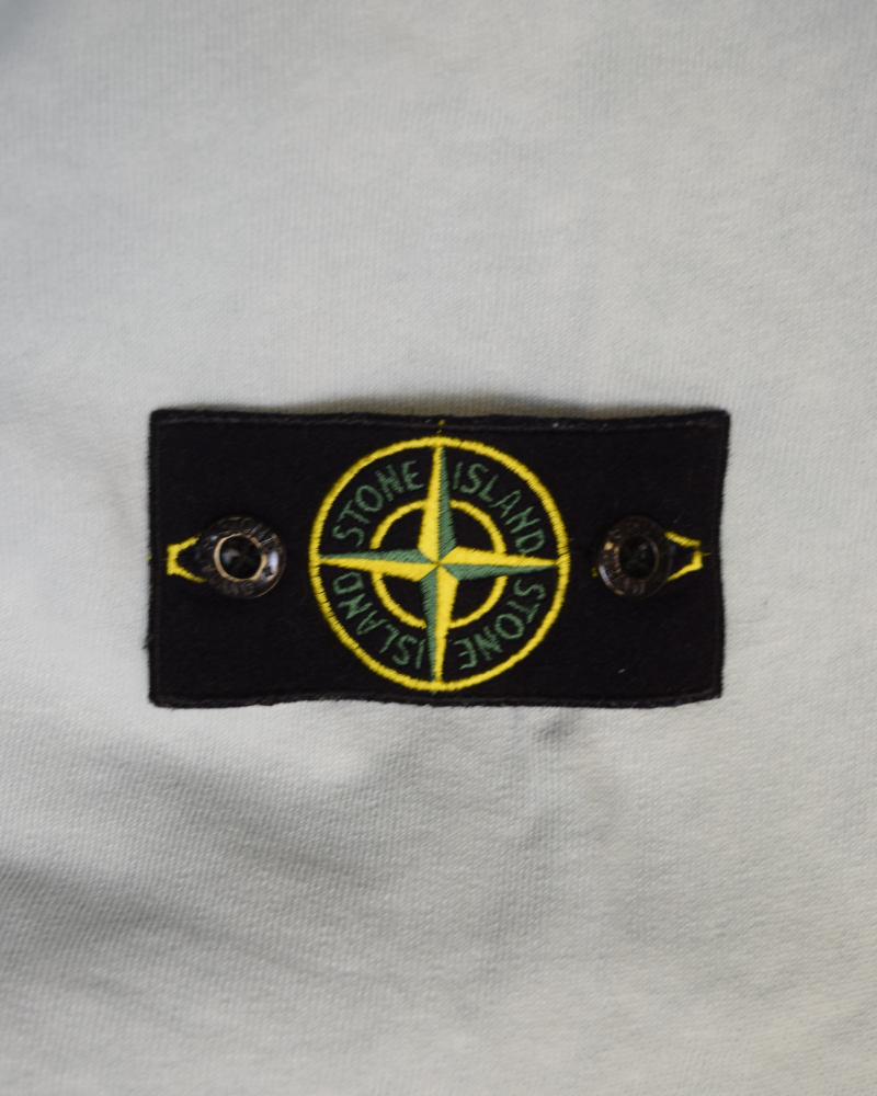 Stone Island Crewneck Sweatshirt mint blue detail view