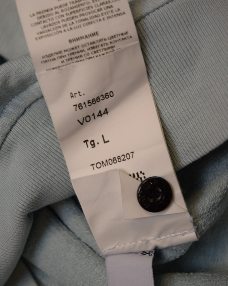 Stone Island Crewneck Sweatshirt mint blue detail view