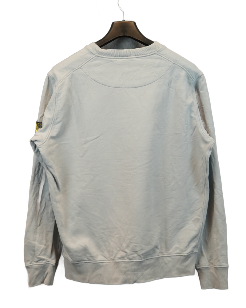 Stone Island Crewneck Sweatshirt light blue back view