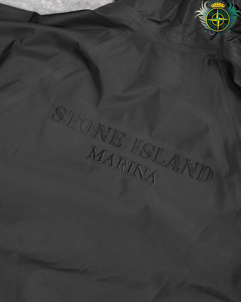 Stone Island Marina 3L Gore-tex Recycled Polyester Jacket Black - S