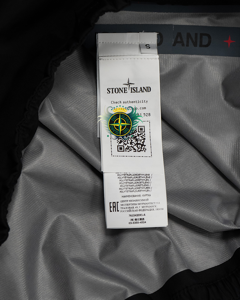 Stone Island Marina 3L Gore-tex Recycled Polyester Jacket Black - S