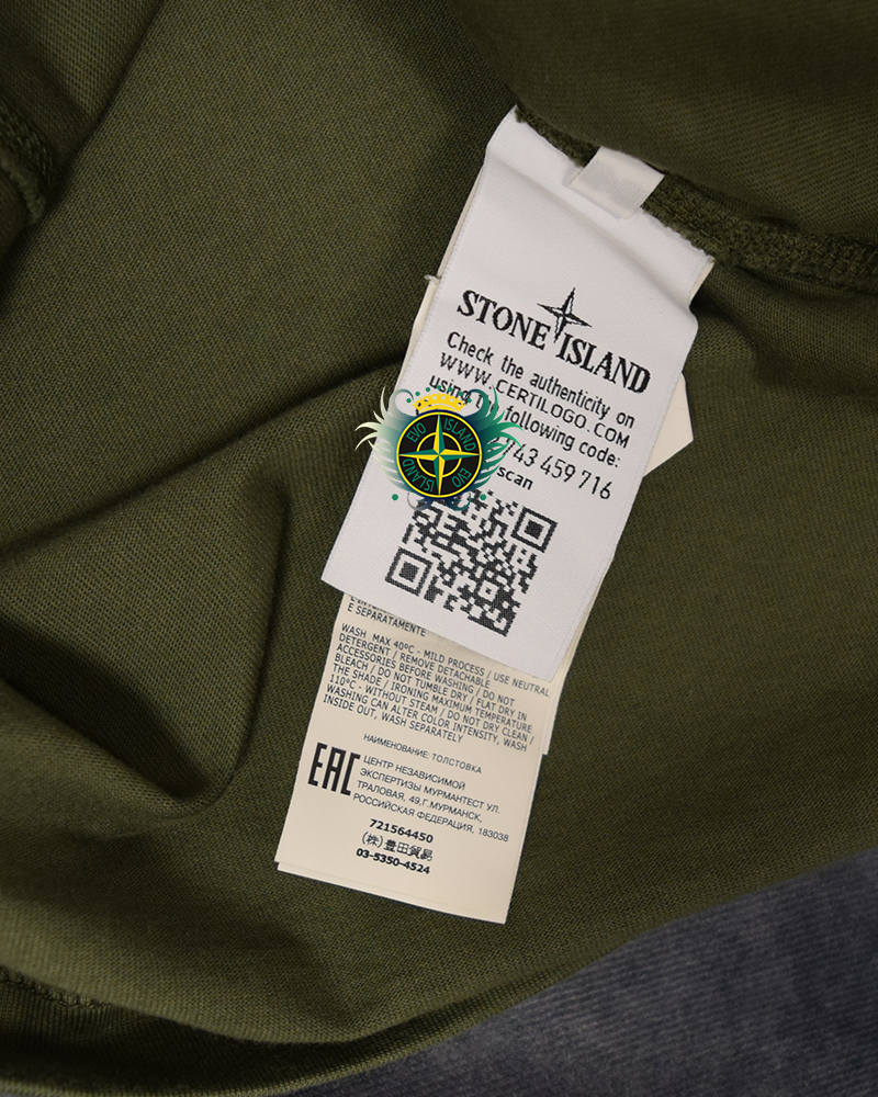 Stone Island Lightweight Crewneck Green - S