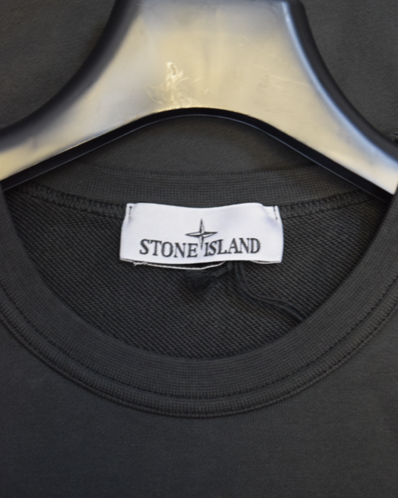 Stone Island Famiglia Sweatshirt Grey detail view