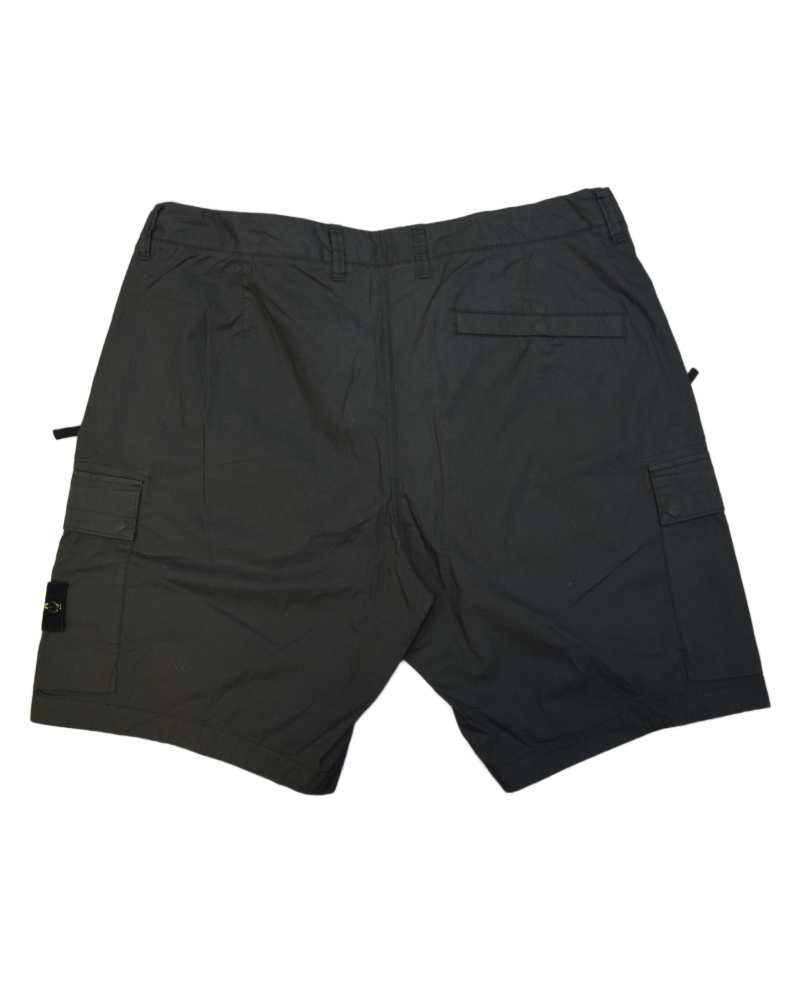 Stone Island Cargo Shorts Dark Grey back view