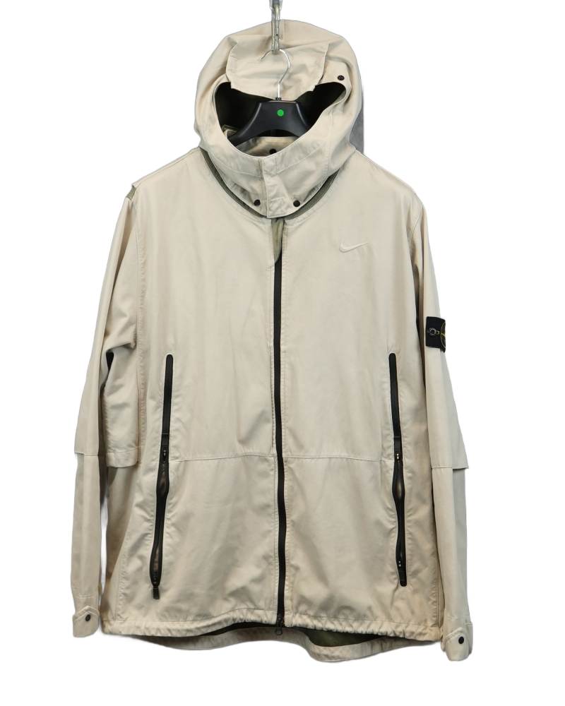 Stone Island x Nike Raso-R 3L  Beige front view