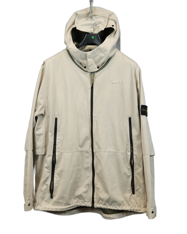 Stone Island x Nike Raso-R 3L  Beige front view
