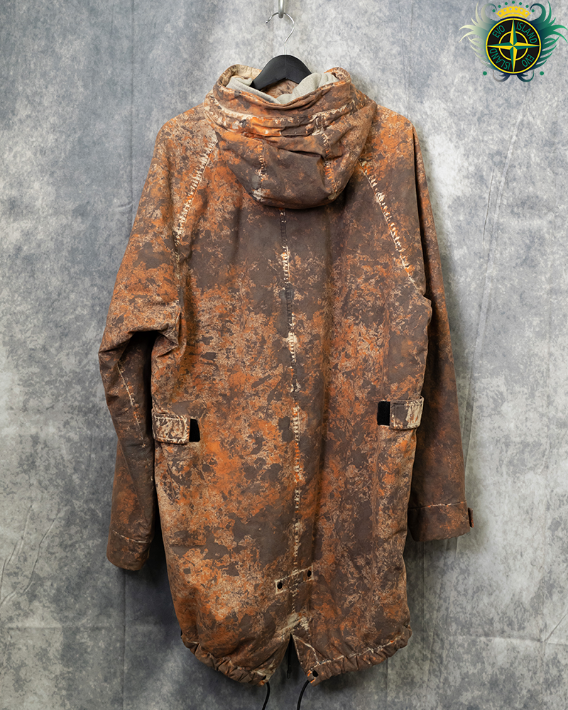 Stone Island Paintball Camo Jacket Orange Camo - L