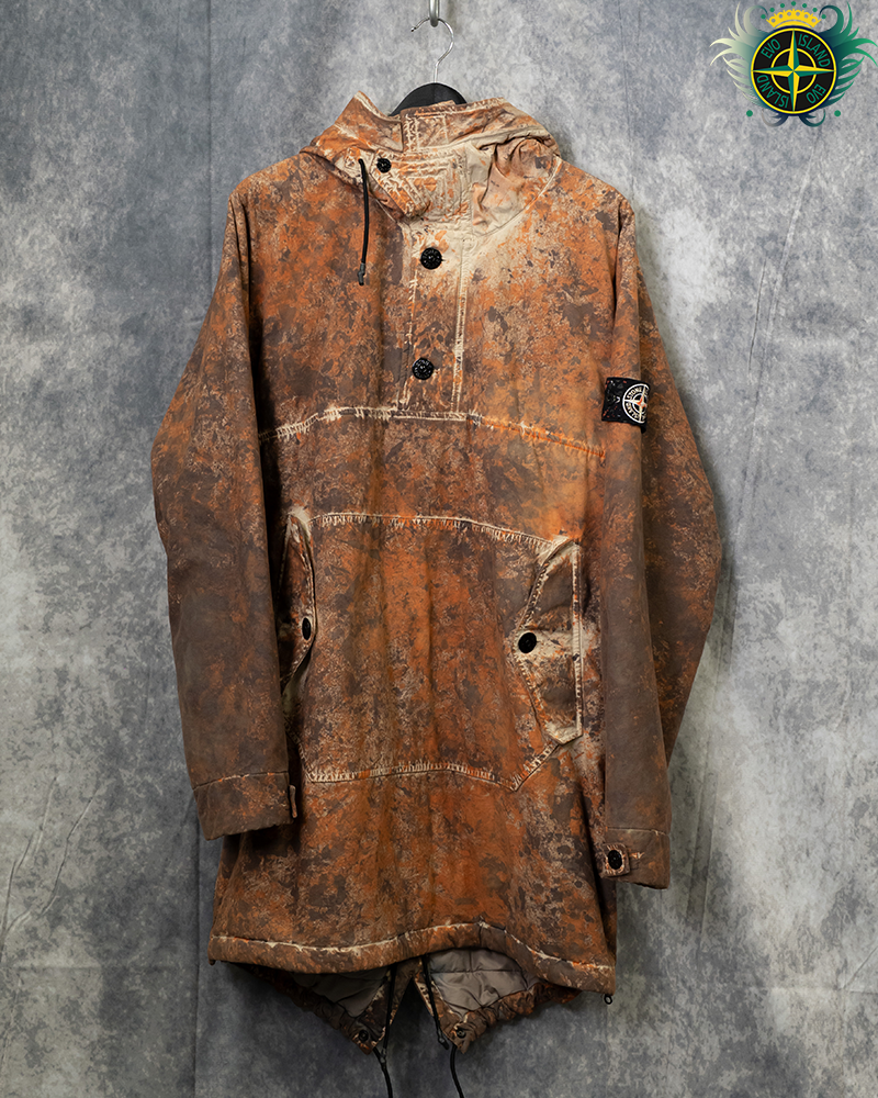 Stone Island Paintball Camo Jacket Orange Camo - L