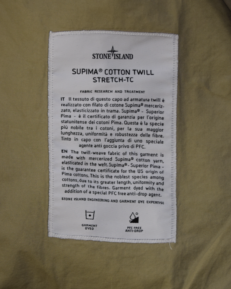 Stone Island Supima Cotton Twil Stretch TC Beige detail view