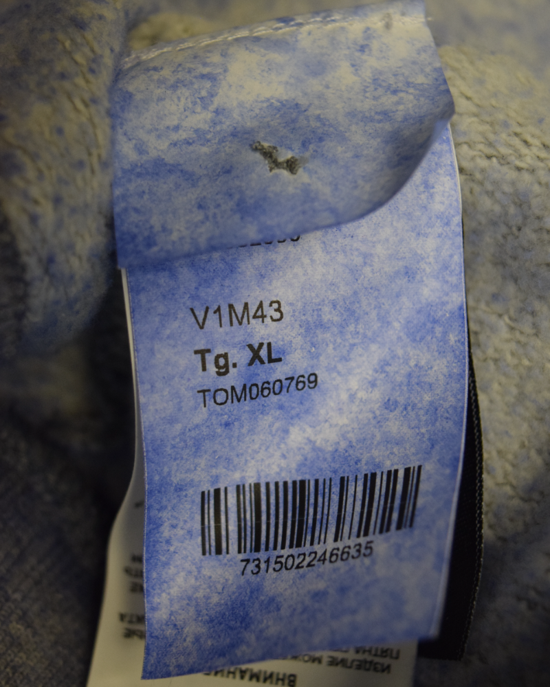 Stone Island Dust Treatment Hoodie Blue detail view