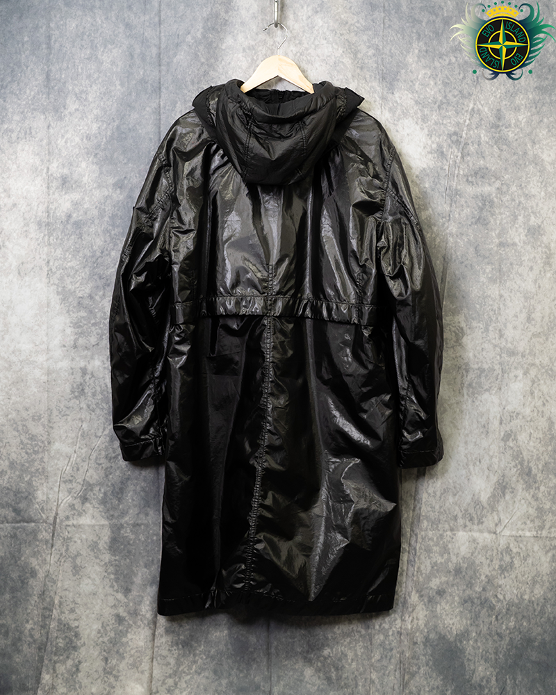 Stone Island Glass Cover-TC Coat Black - L