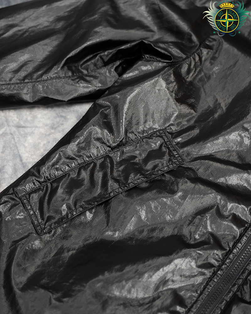 Stone Island Glass Cover-TC Coat Black - L