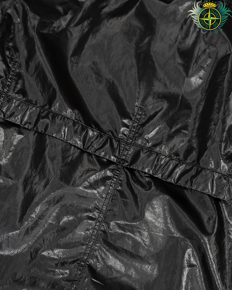Stone Island Glass Cover-TC Coat Black - L