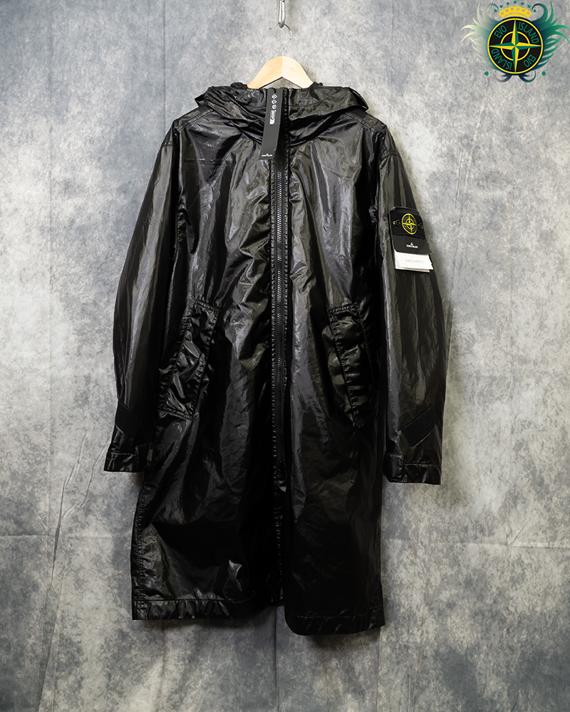 Stone Island Glass Cover-TC Coat Black - L
