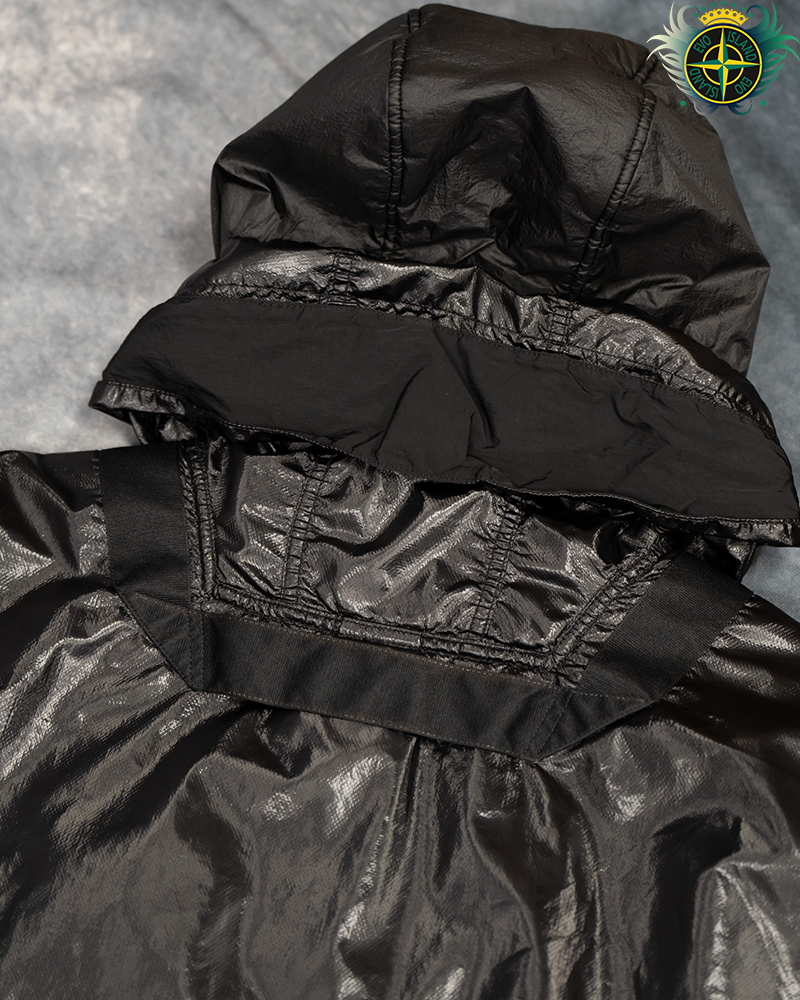 Stone Island Glass Cover-TC Coat Black - L