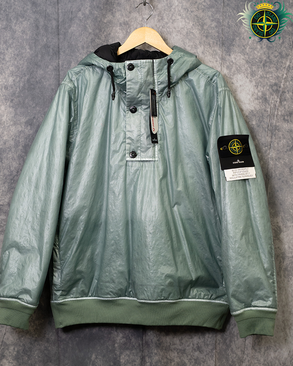 Stone Island 40th Anniversary 82/22 Microfelt Smock Green - XXL