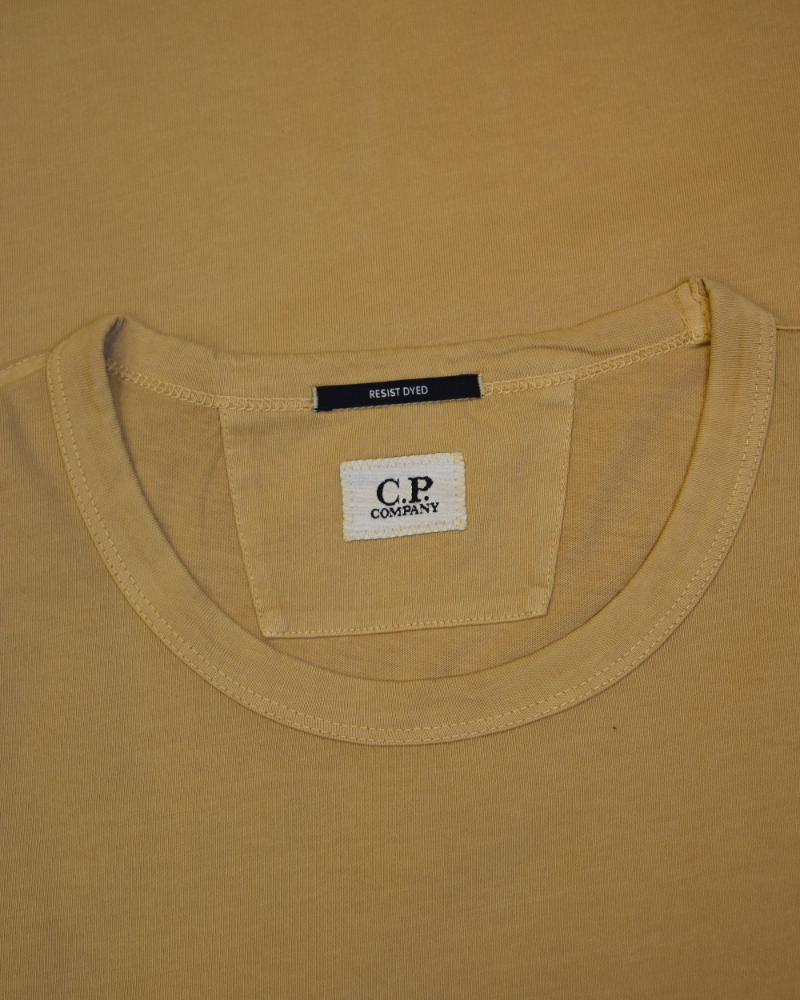 C.P. Company Resist dyed T-Shirt sand detail view