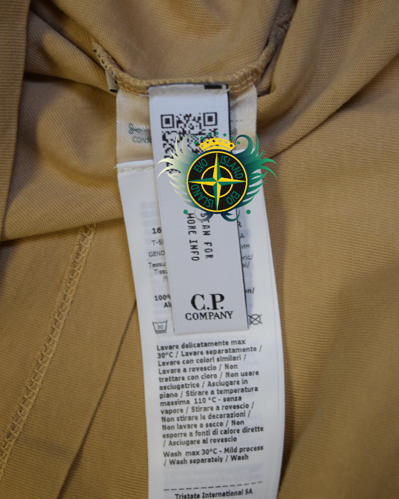 C.P. Company Resist dyed T-Shirt sand detail view