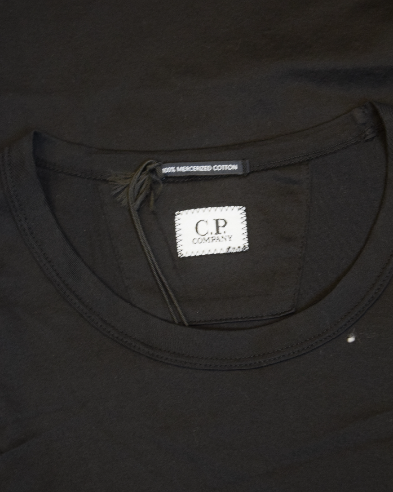 C.P. Company Long Sleeve T-Shirt black detail view