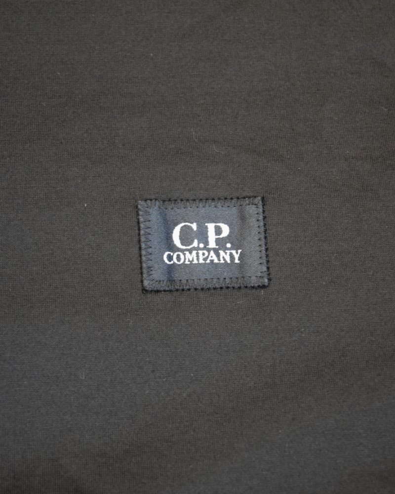 C.P. Company Long Sleeve T-Shirt black detail view