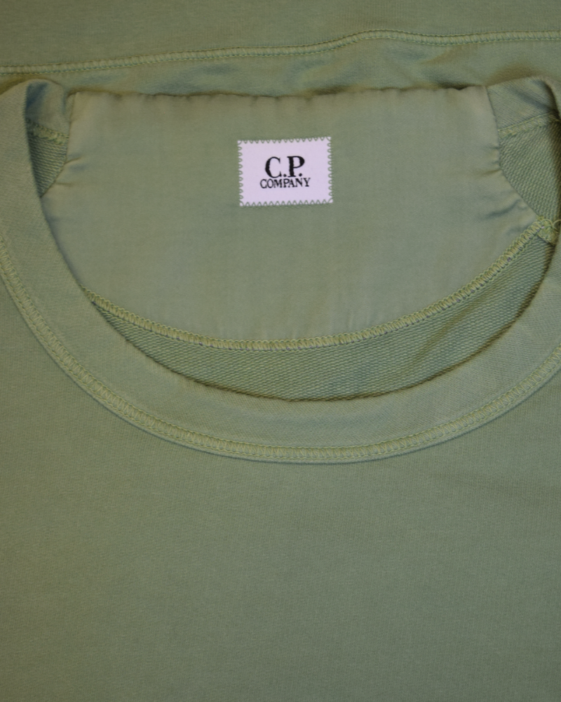 C.P. Company Crewneck Green detail view